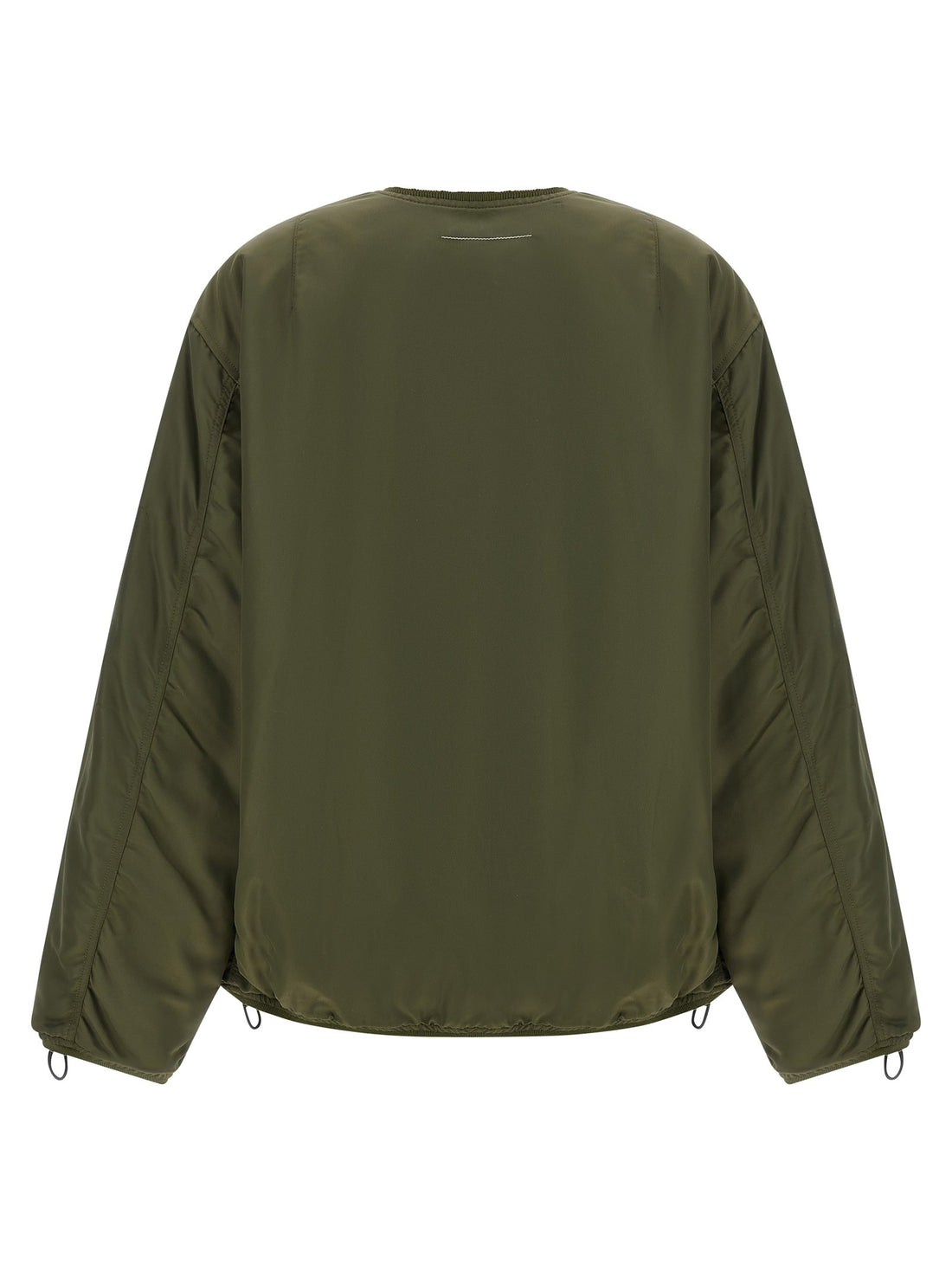 MM6 MAISON MARGIELA - Sculptural hem jacket GREEN 40 IT