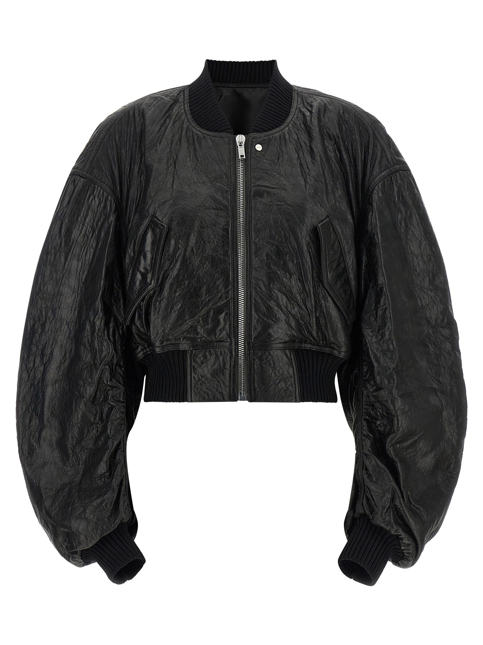 RICK OWENS - 'Secchia Cropped Flight' bomber jacket