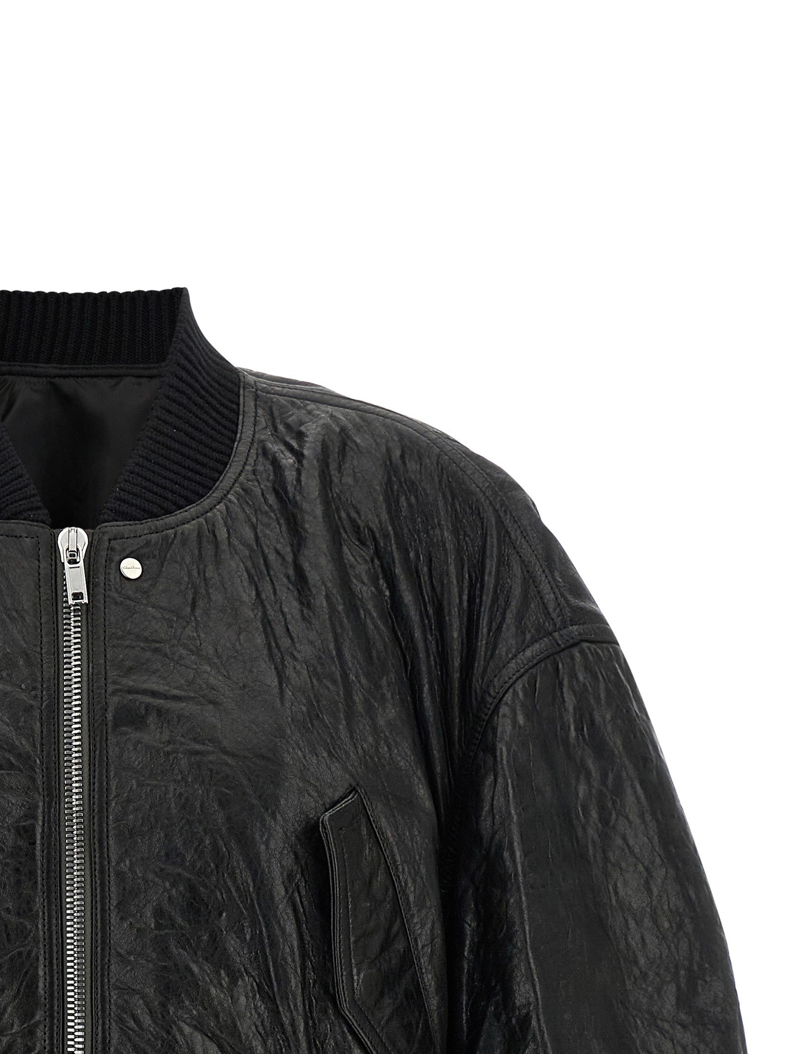 RICK OWENS - 'Secchia Cropped Flight' bomber jacket