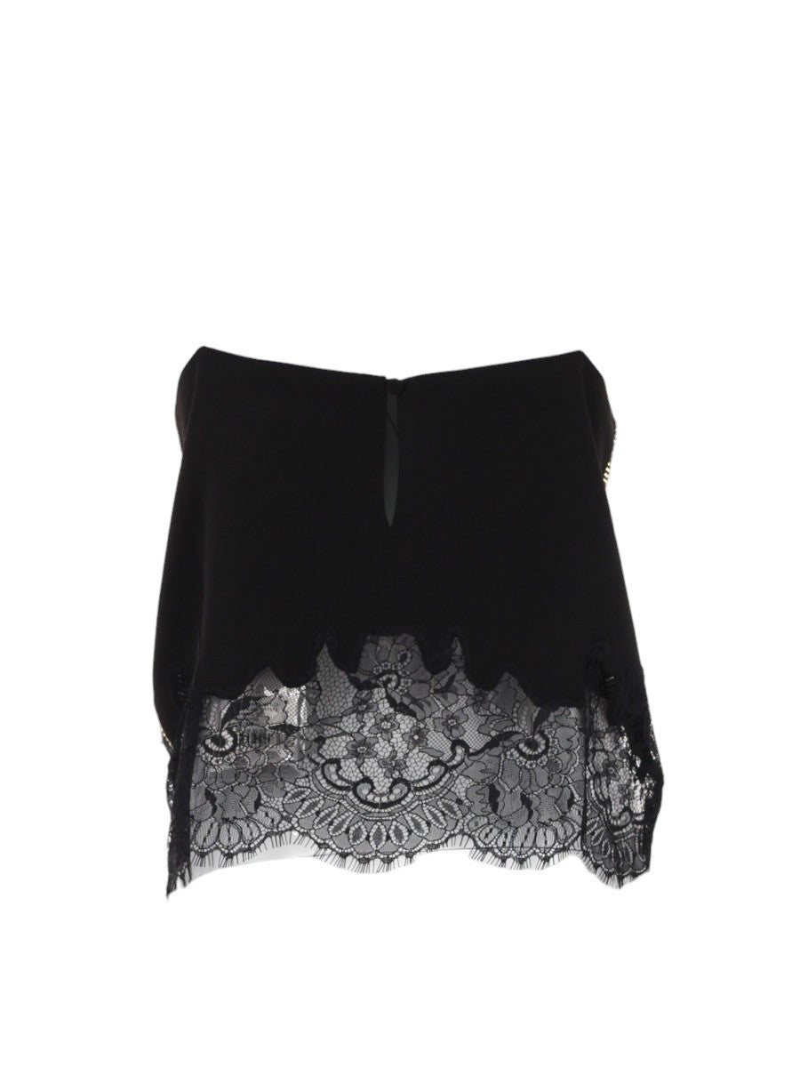 SELF-PORTRAIT - Crystal-Embellished Lace Camisole Top - Black and Gold self-portrait-crystal-embellished-lace-camisole-top-black-gold-back-jpg