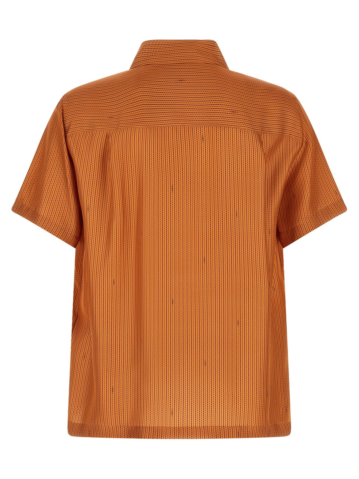 Fendi - 'Selleria' stitching silk shirt