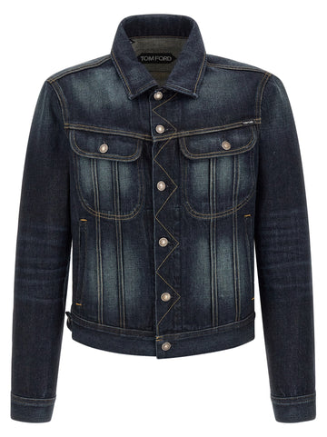 TOM FORD - 'Selvedge Icon' jacket Blue
