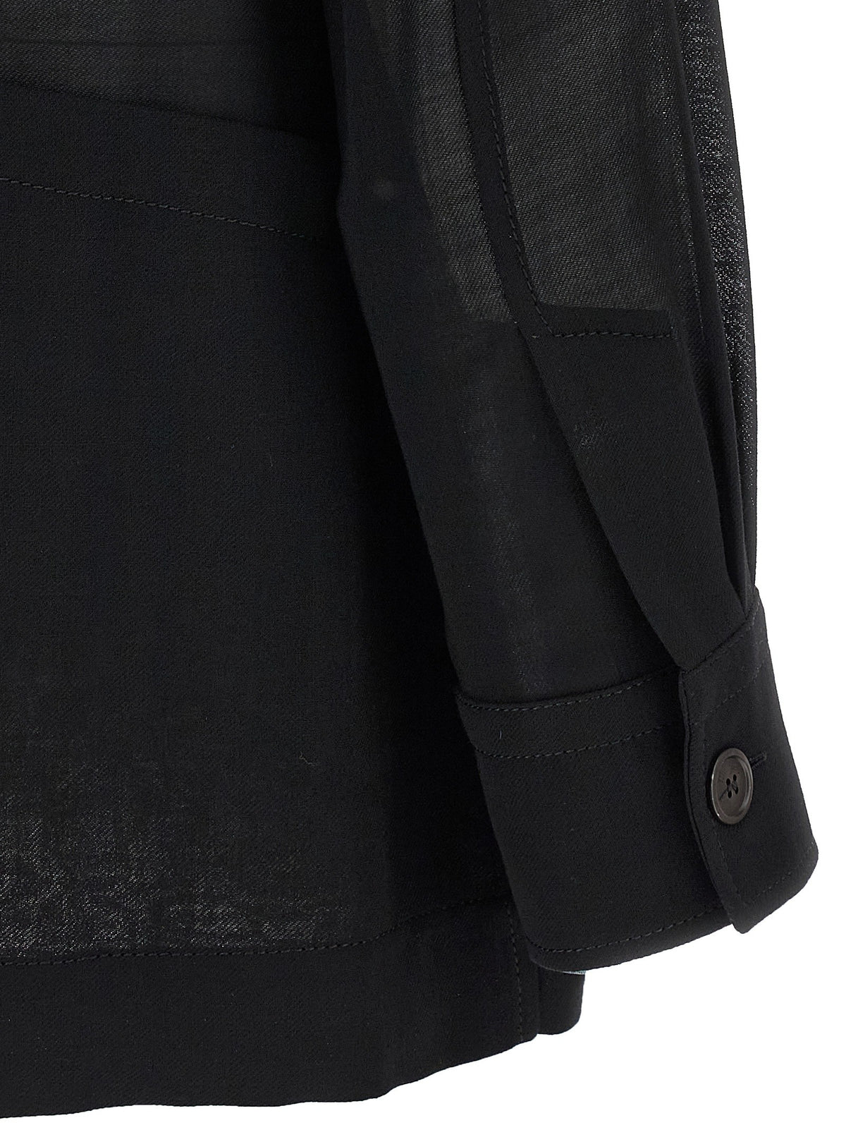 Ferragamo - Semi-sheer wool jacket