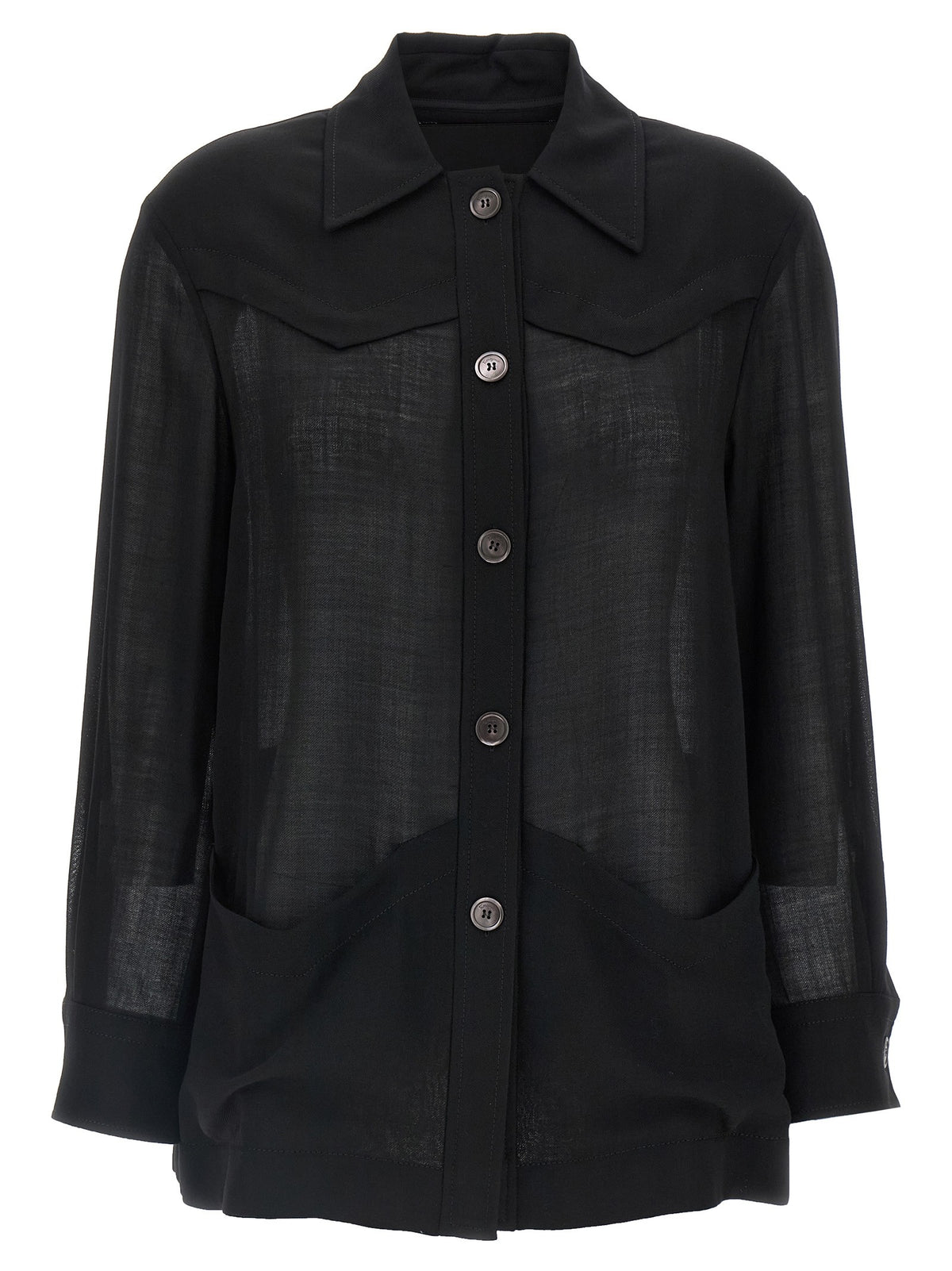 Ferragamo - Semi-sheer wool jacket