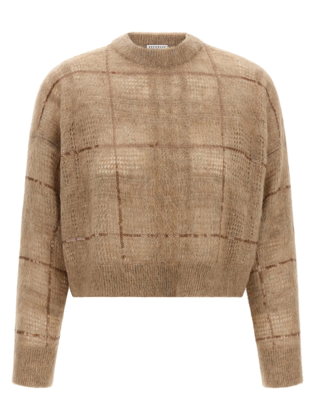 Brunello Cucinelli - Sequin check sweater sequin-check-sweater_084b7712-043d-45fb-b69d-bccb8a0a8a04