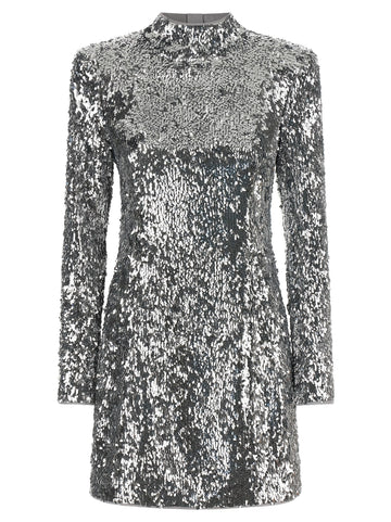 Balmain - Sequin dress Silver