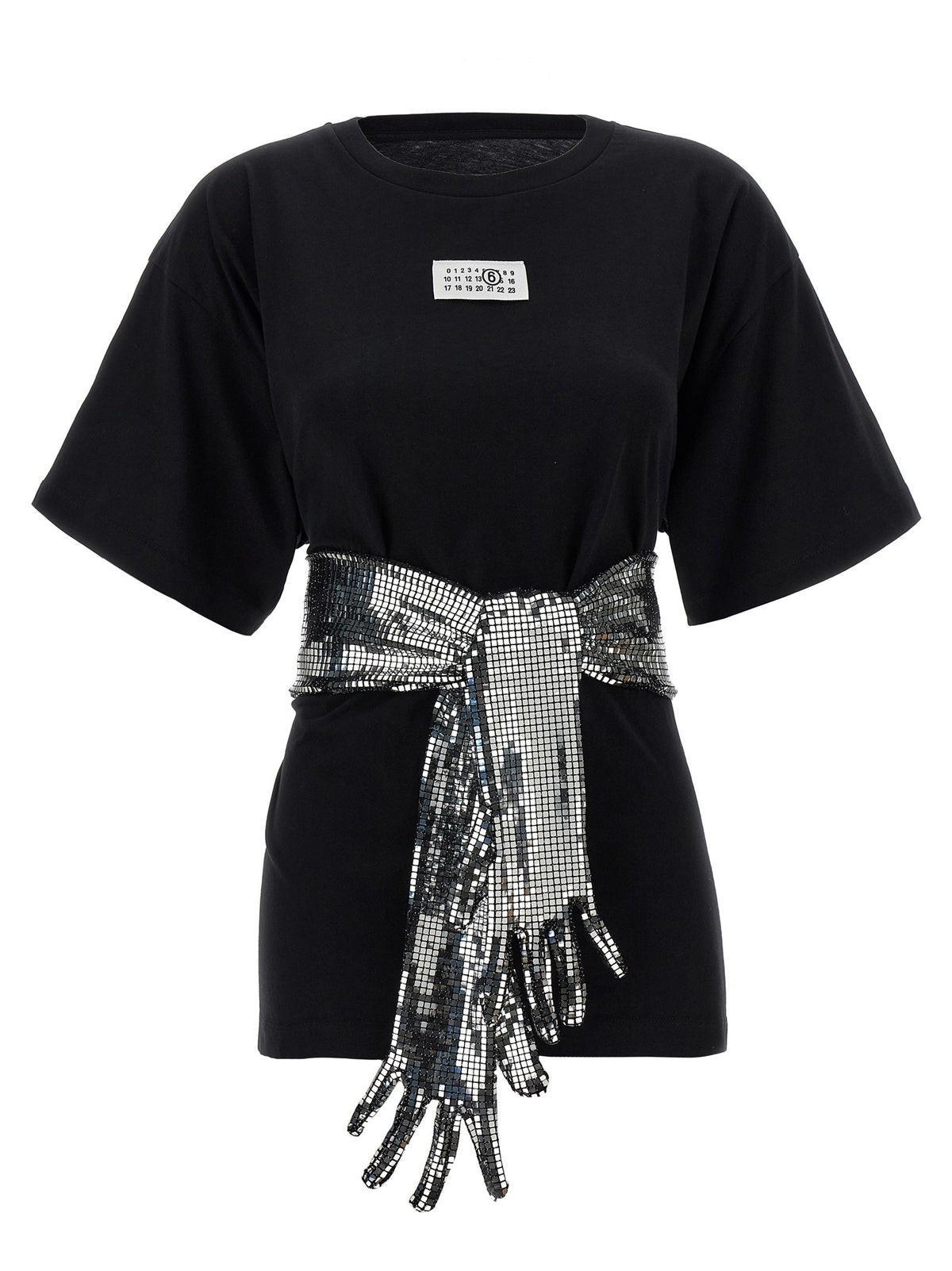 MM6 MAISON MARGIELA - Sequin gloves T-shirt