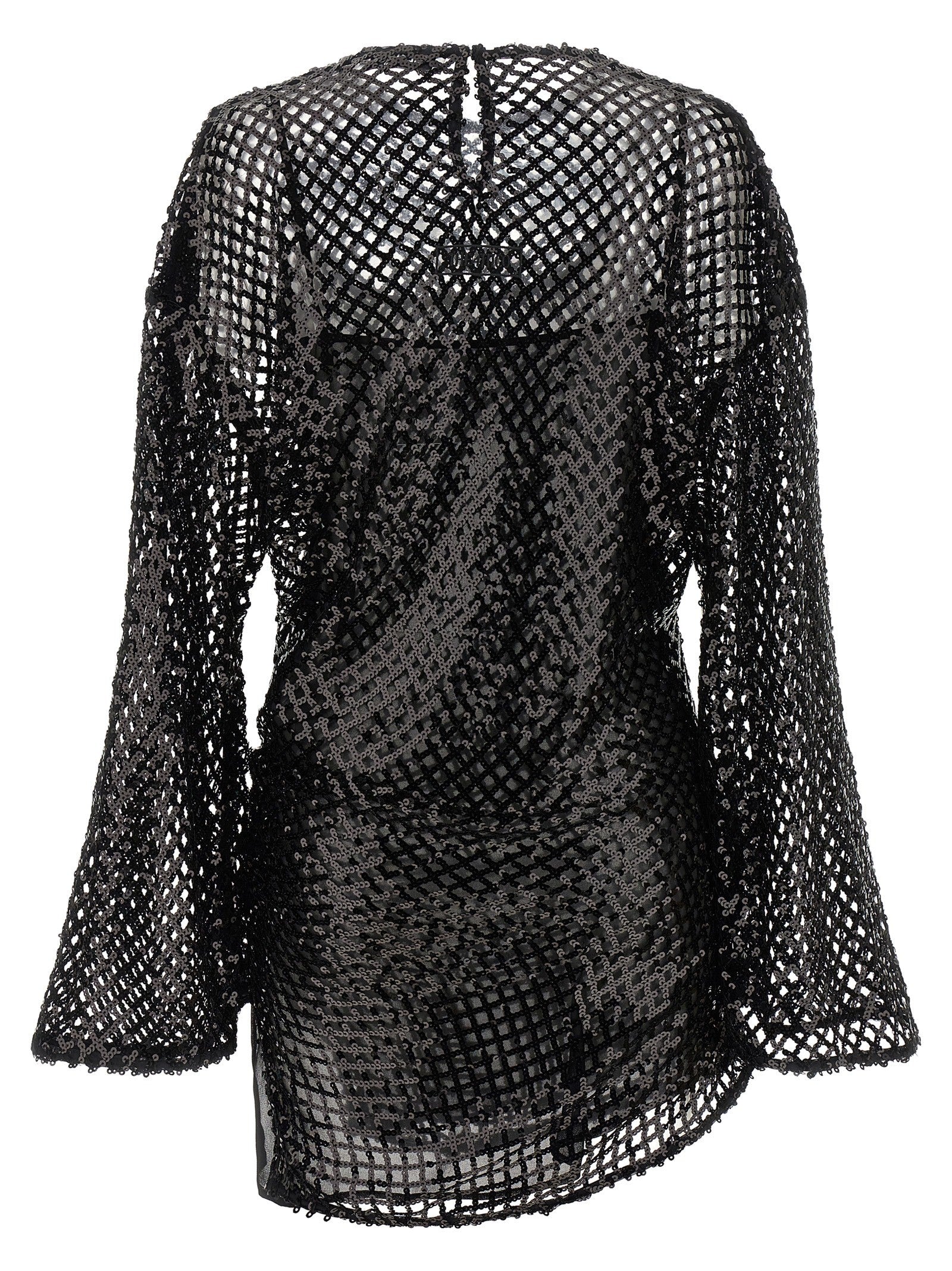 The Attico - Sequin mesh dress