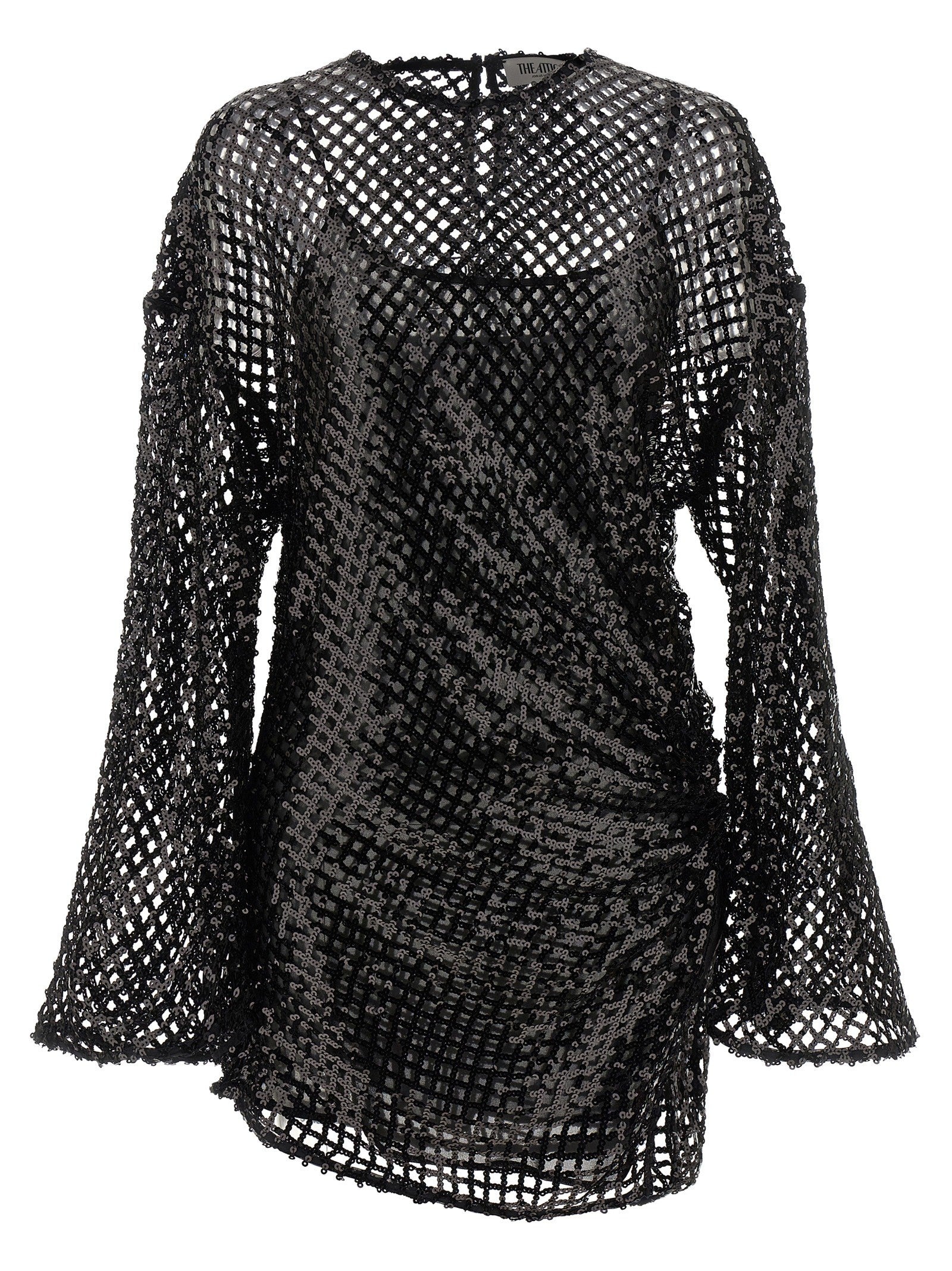 The Attico - Sequin mesh dress