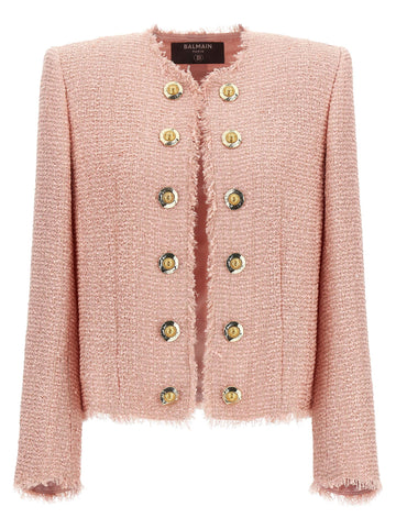 Balmain - Sequin tweed blazer