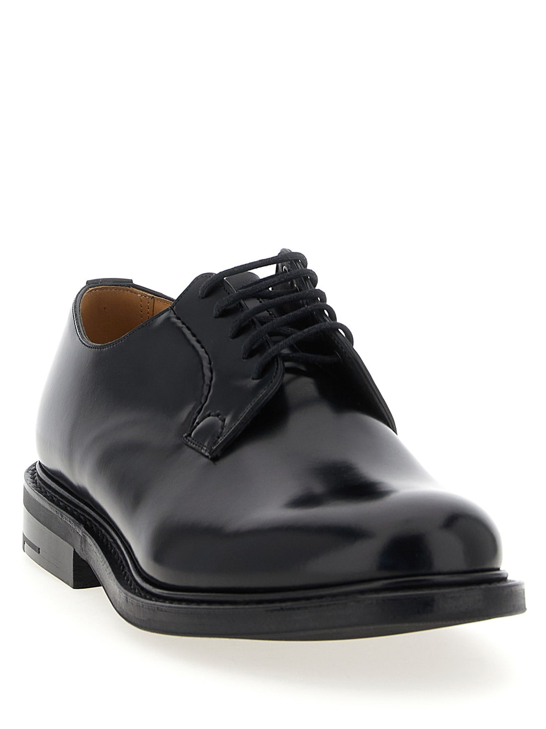 CHURCH'S - 'Shannon' derby Black 10.5
