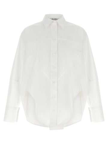 The Attico - Shaped hem shirt