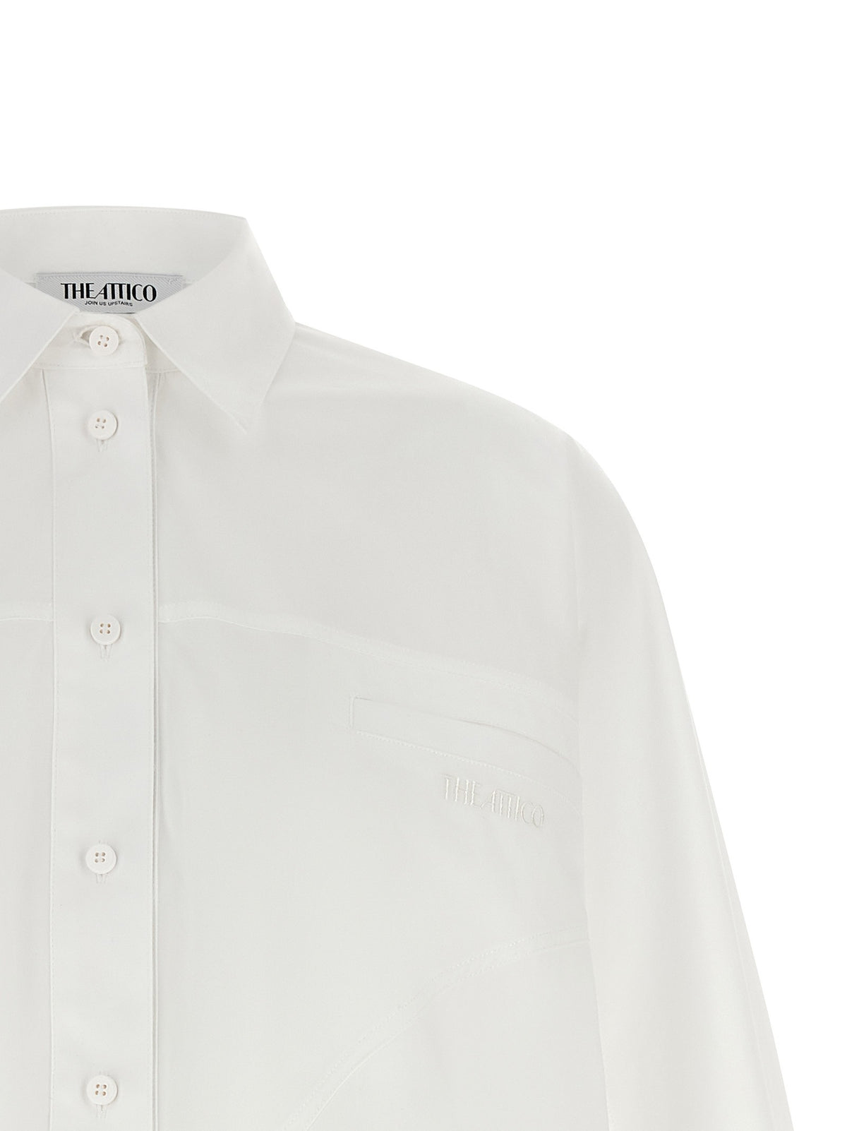 The Attico - Shaped hem shirt