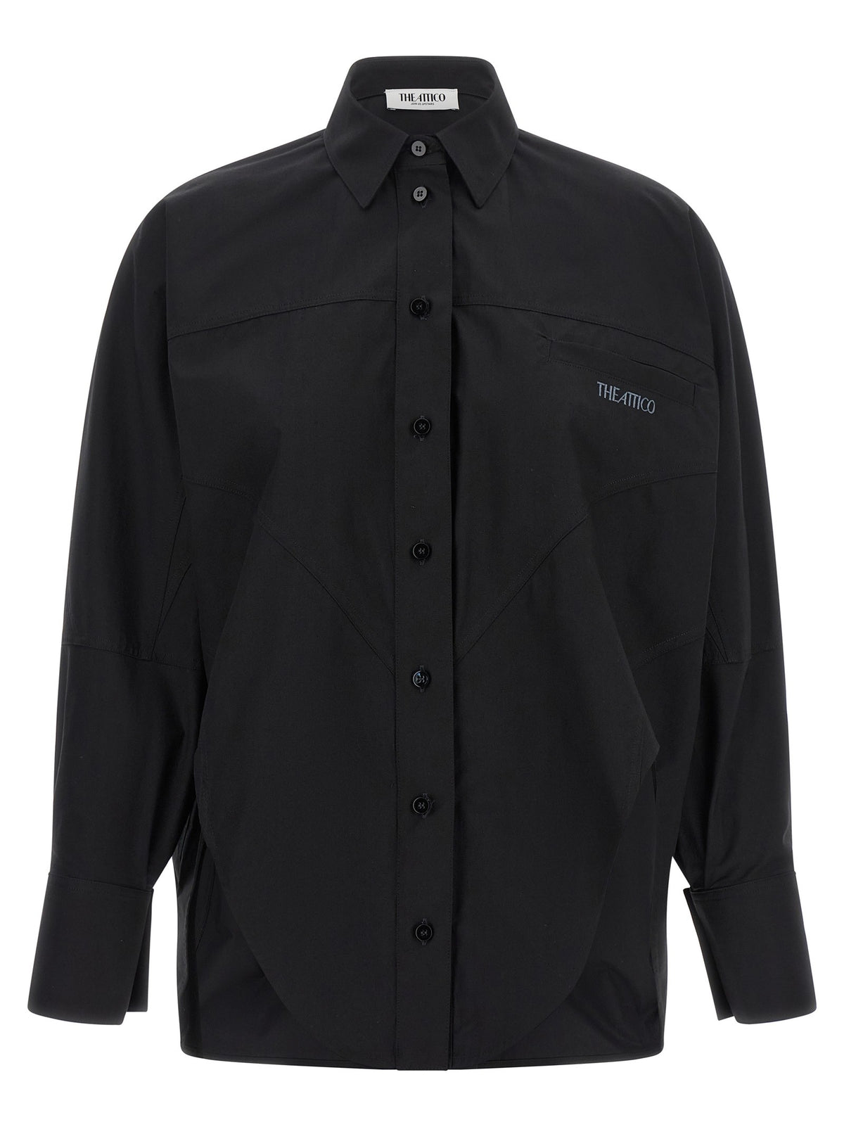 The Attico - Shaped hem shirt