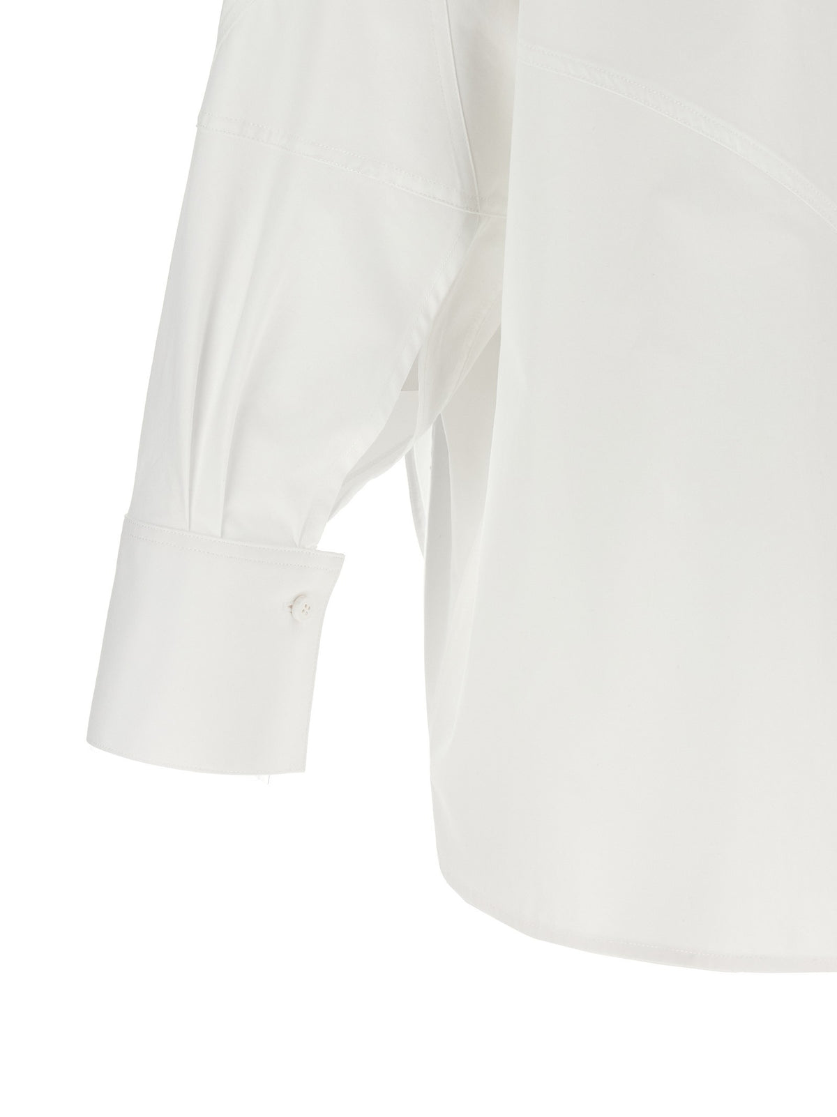 The Attico - Shaped hem shirt