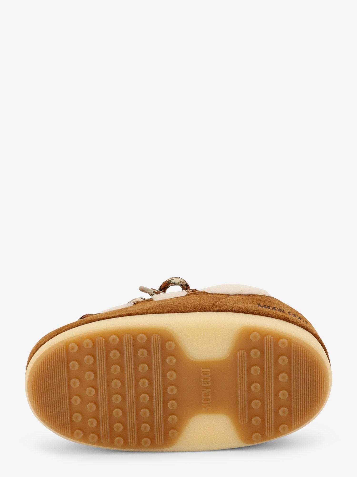 Shearling and suede slip-on