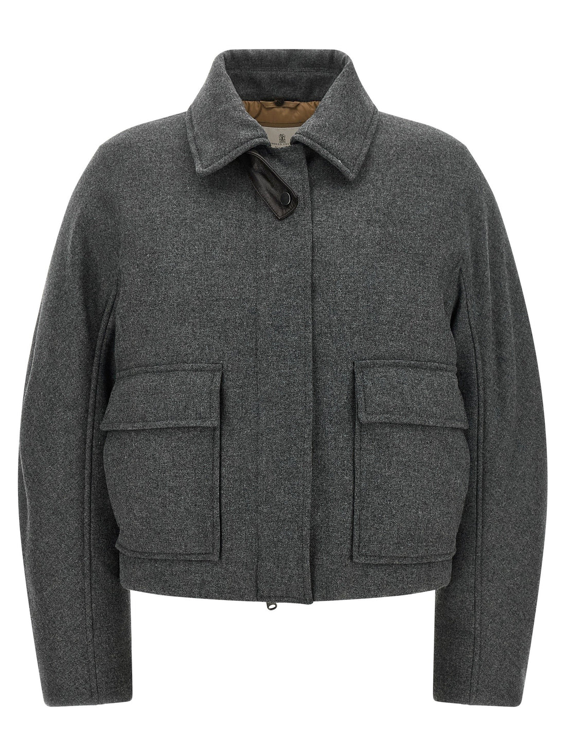 Brunello Cucinelli - Shearling collar cropped jacket shearling-collar-cropped-jacket_b9becefd-8095-49bc-aeab-717adf33c146