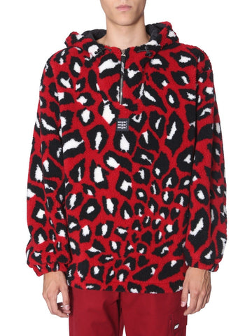 msgm - SHEARLING JACKET Red 46