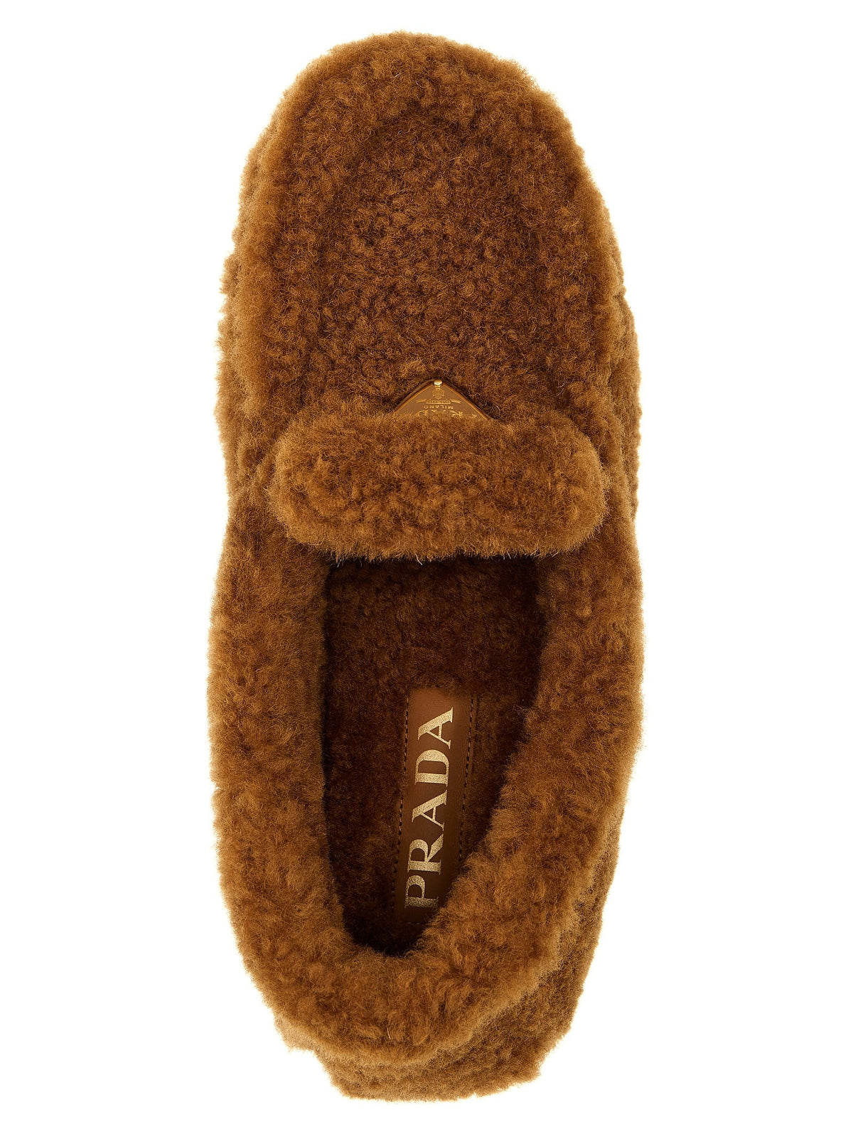 PRADA - Shearling loafers