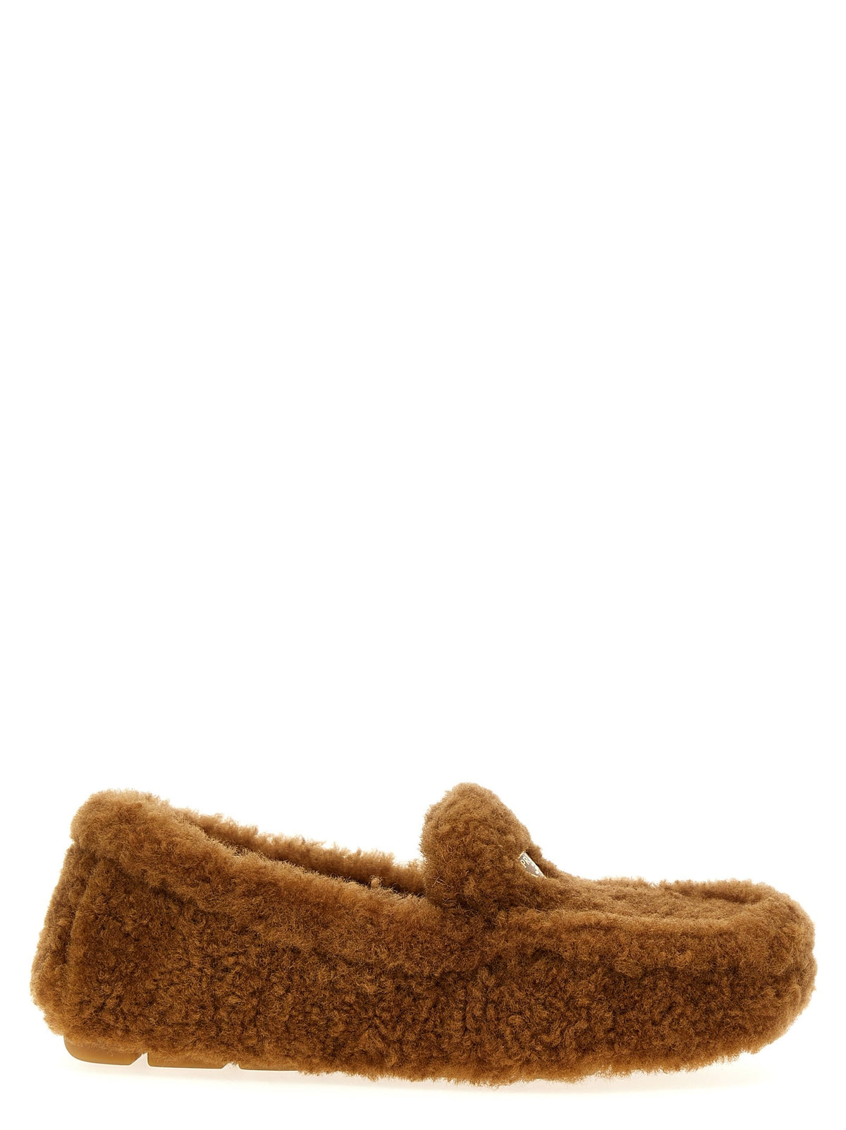 PRADA - Shearling loafers Brown 36
