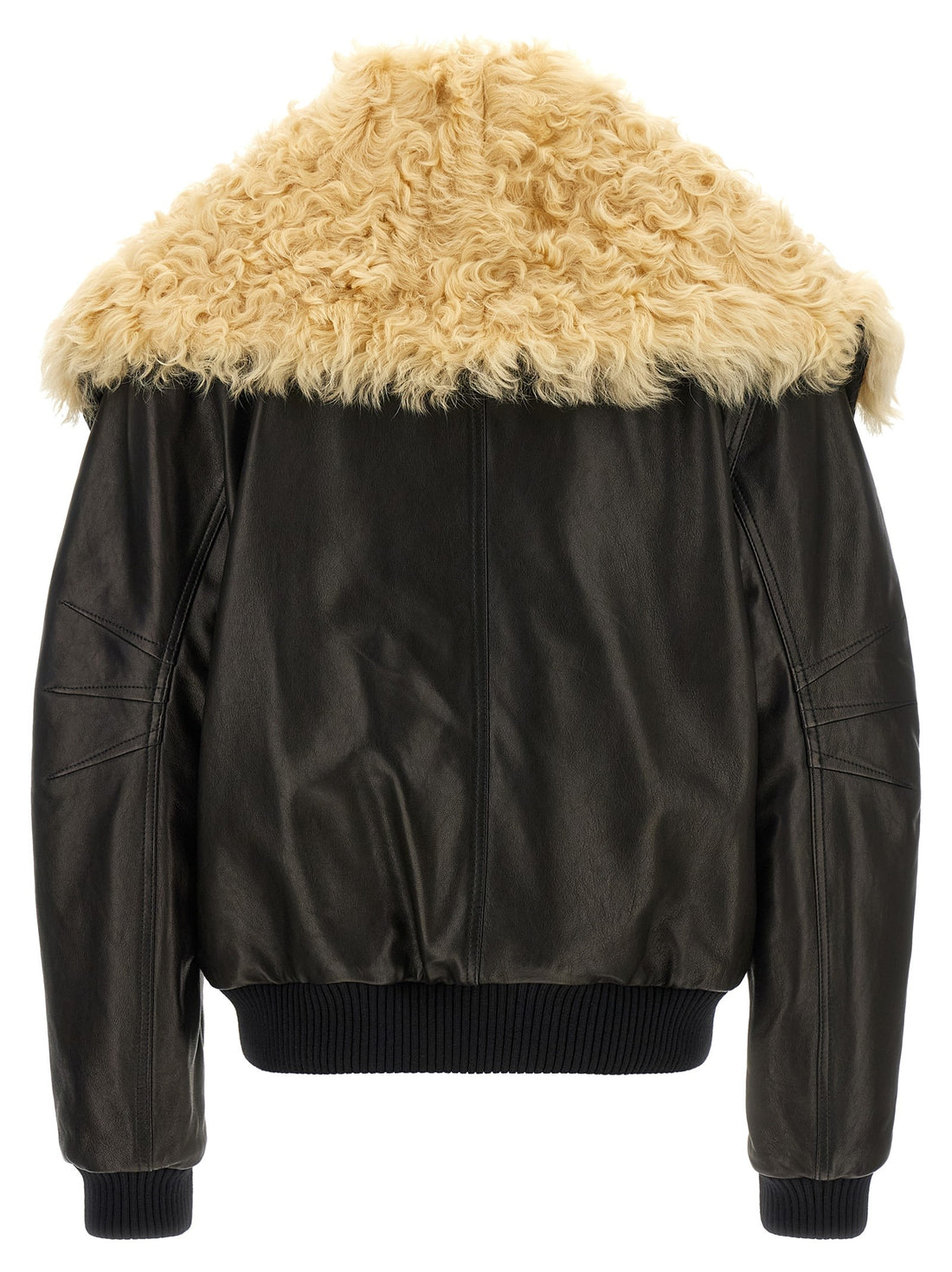 The Attico - Shearling neck bomber jacket shearling-neck-bomber-jacket_8752f4e2-0971-452a-b772-828921496fb1