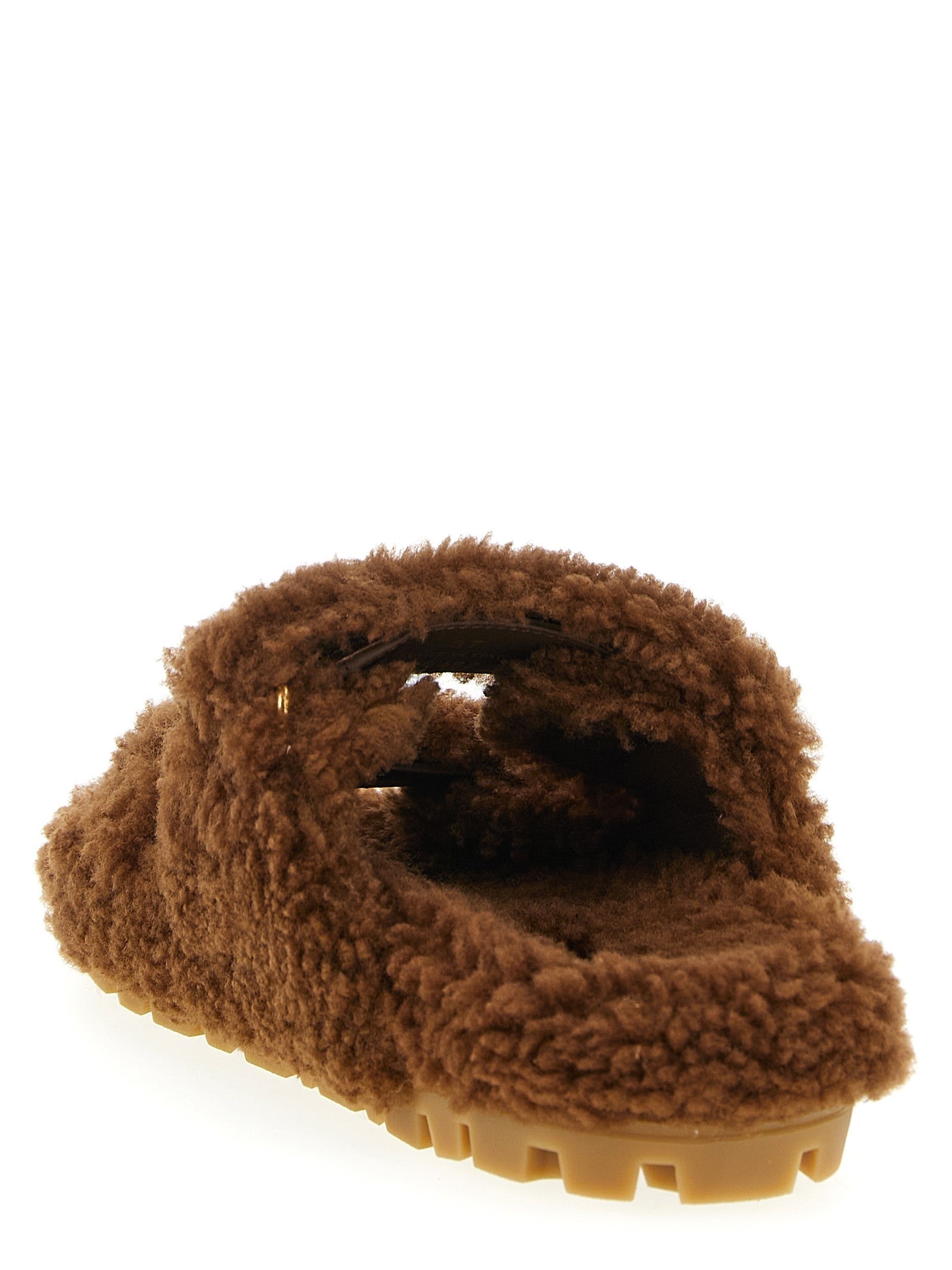 Miu Miu - Shearling sandals
