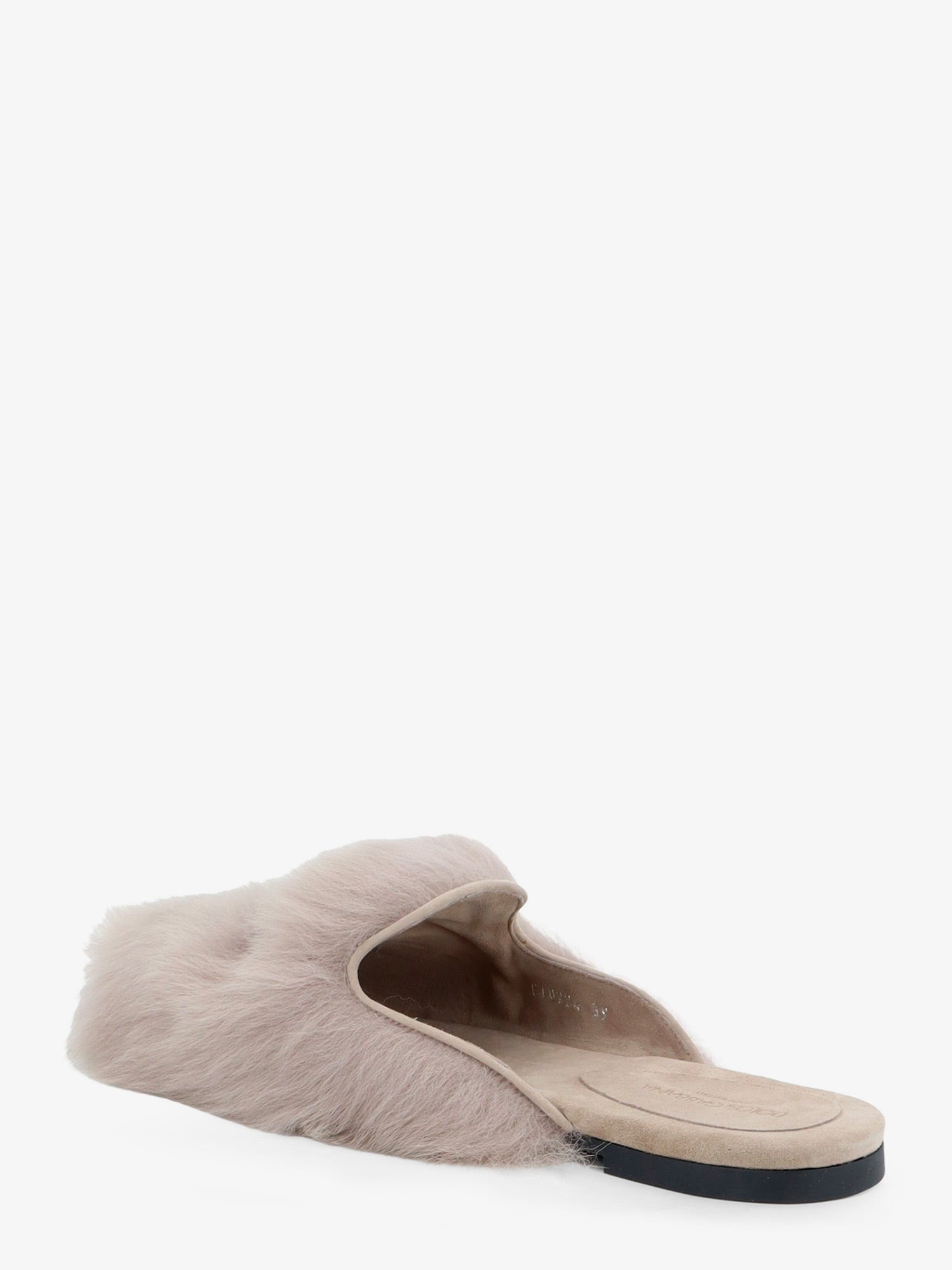 Dolce & Gabbana - Sheepskin and suede sandals