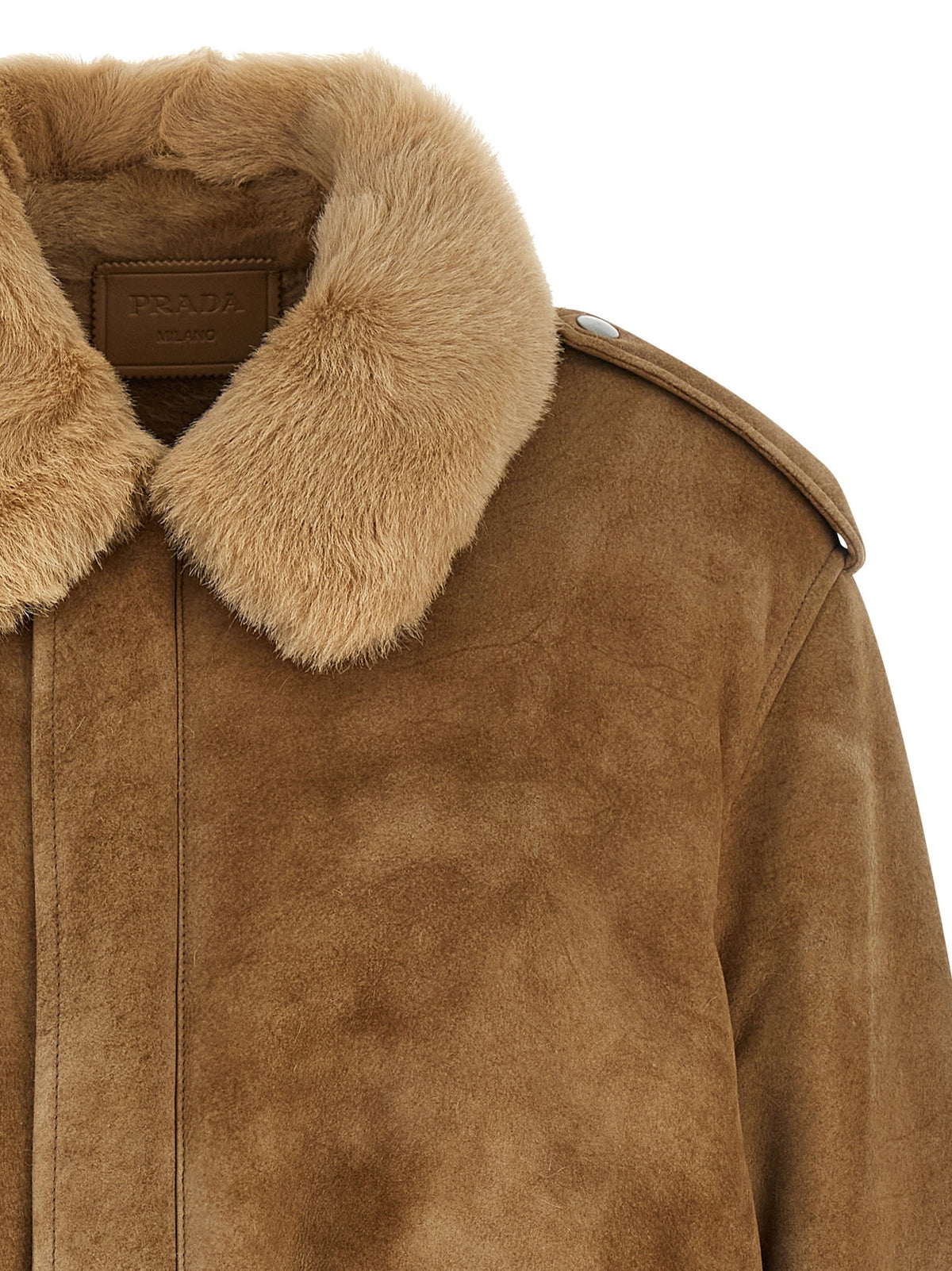 PRADA - Sheepskin bomber jacket