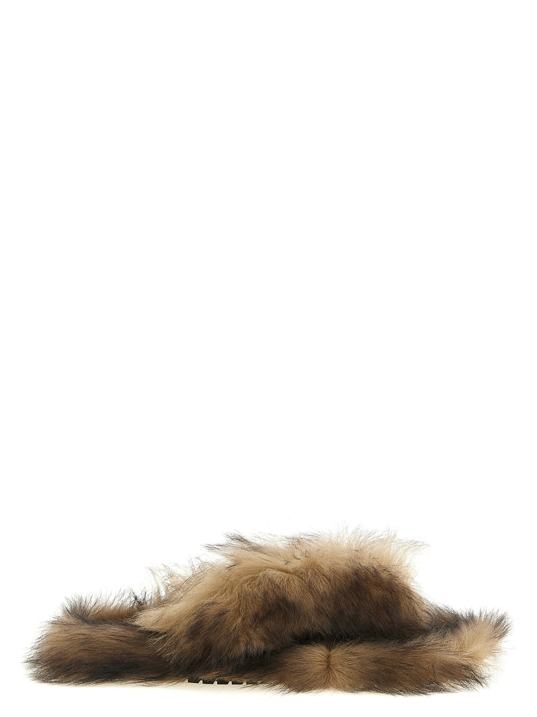 Dolce & Gabbana - Sheepskin sandals Brown 37