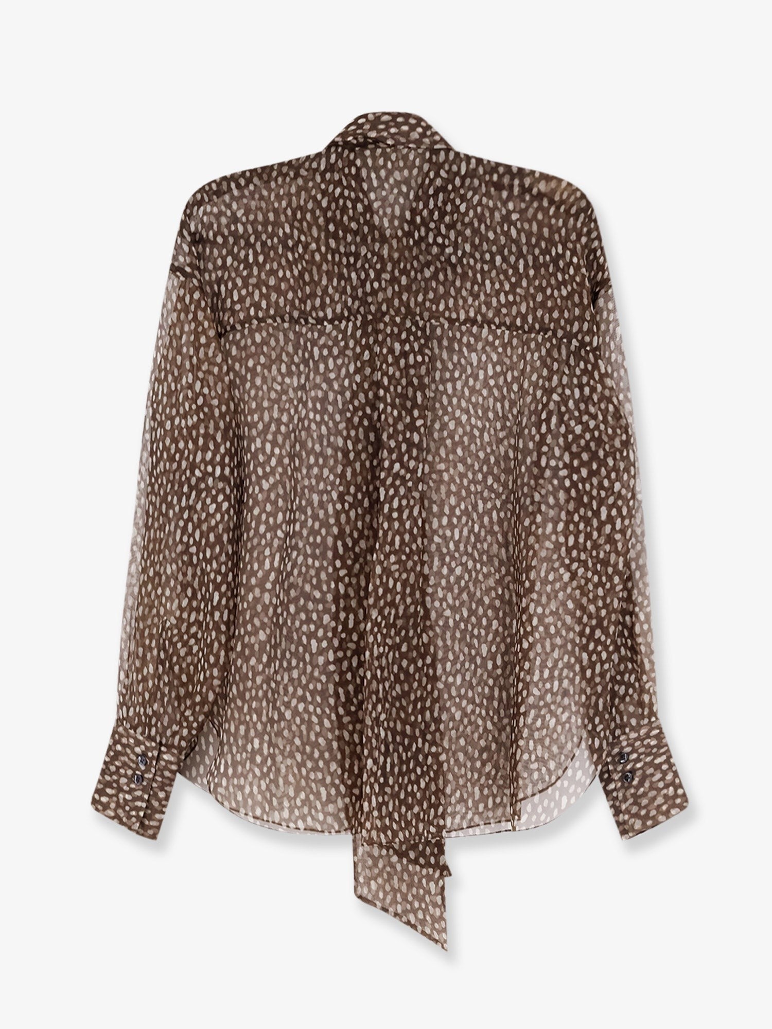 Brunello Cucinelli - Sheer silk shirt