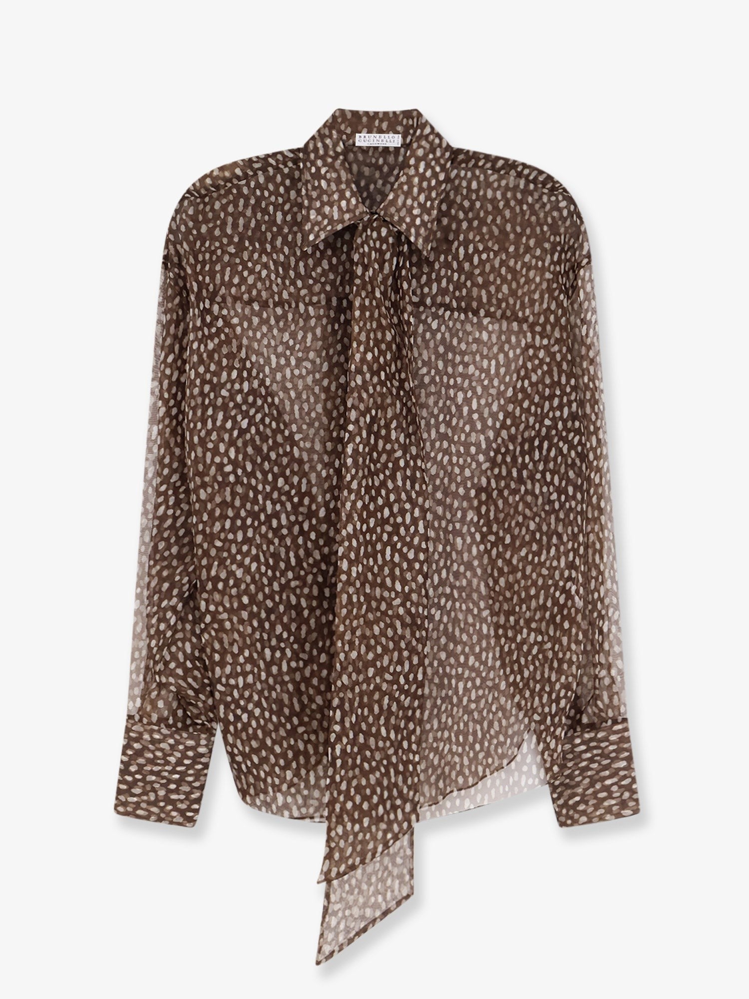 Brunello Cucinelli - Sheer silk shirt