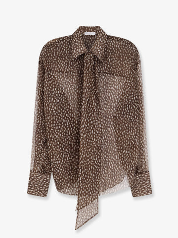 Brunello Cucinelli - Sheer silk shirt