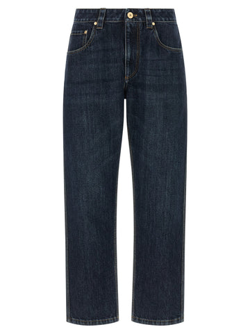 Brunello Cucinelli - 'Shiny Bartack' jeans