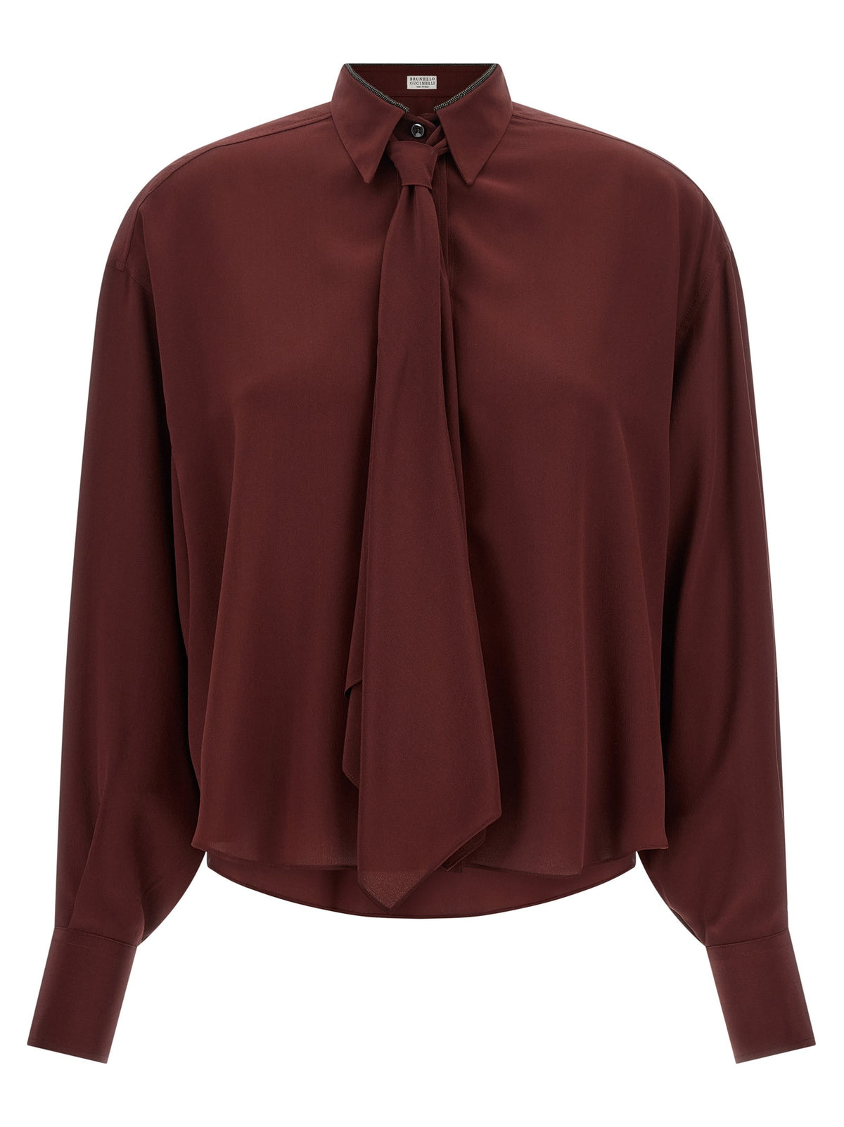 Brunello Cucinelli - 'Shiny Collar' shirt