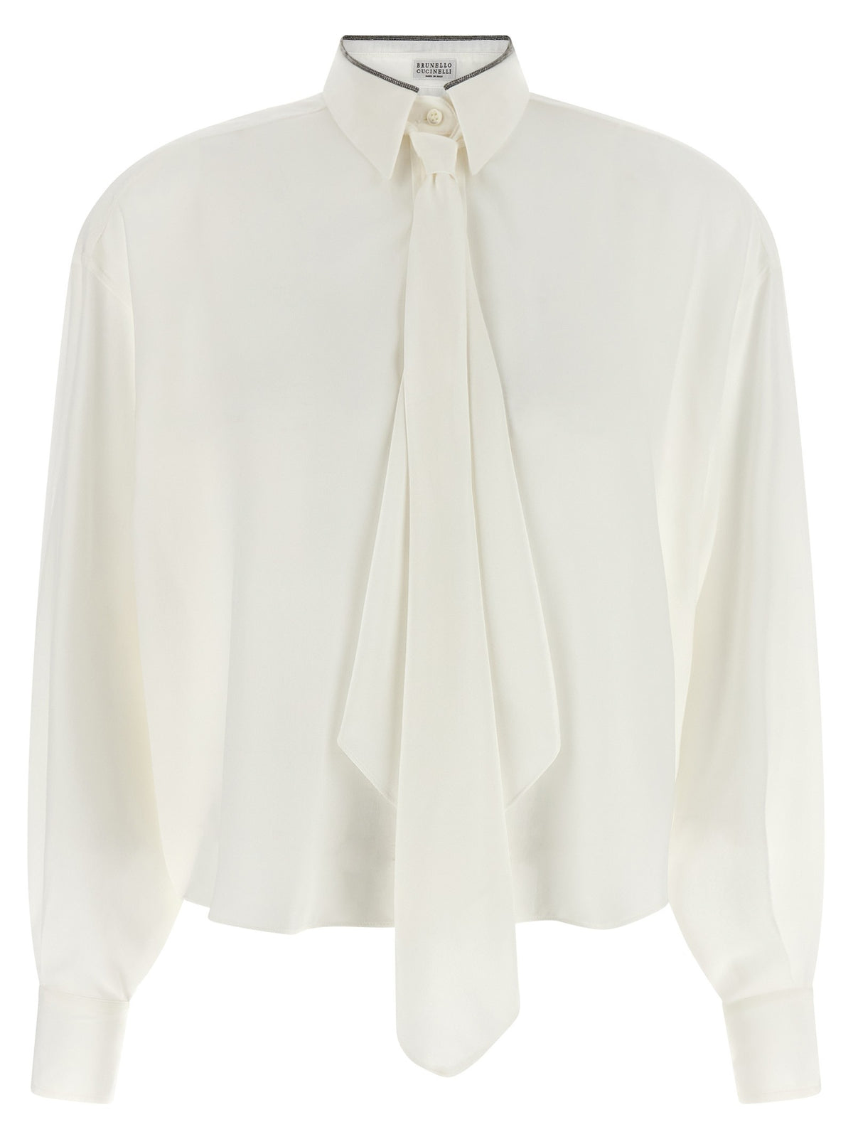 Brunello Cucinelli - 'Shiny Collar' shirt