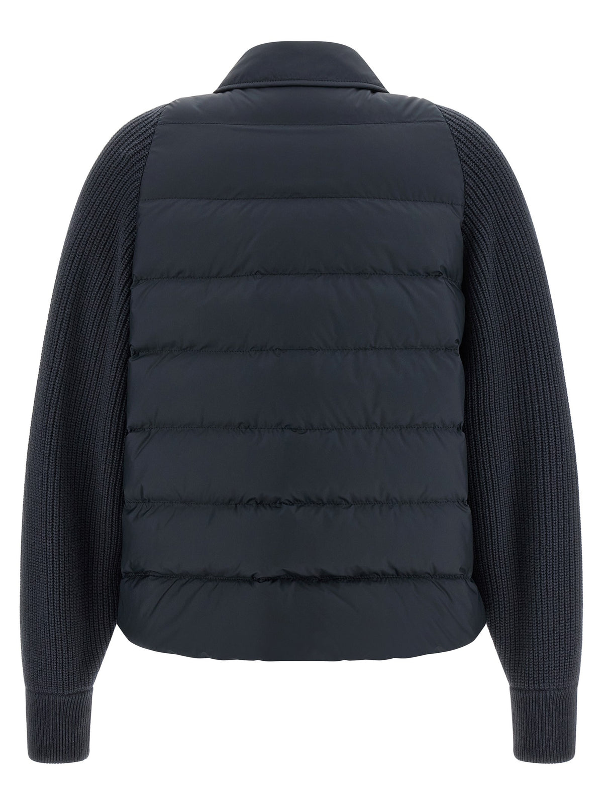 Brunello Cucinelli - 'Shiny Flap Detail' down jacket