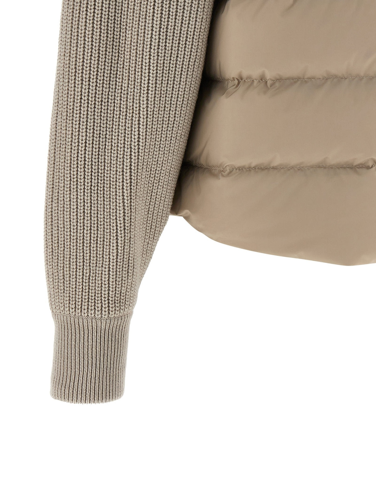 Brunello Cucinelli - 'Shiny Flap Detail' down jacket