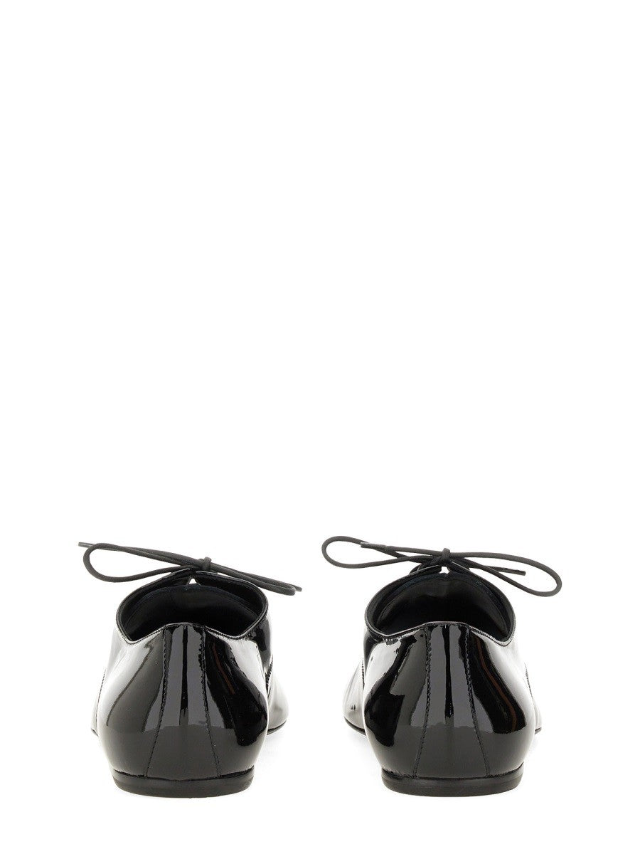 Dries Van Noten SHINY LEATHER LACE-UP SHOE