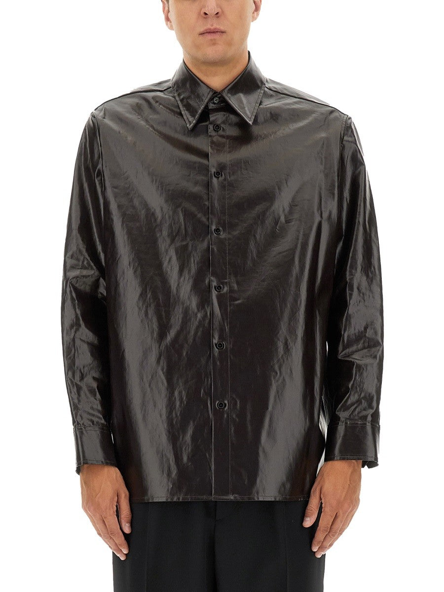 SHINY LINEN SHIRT