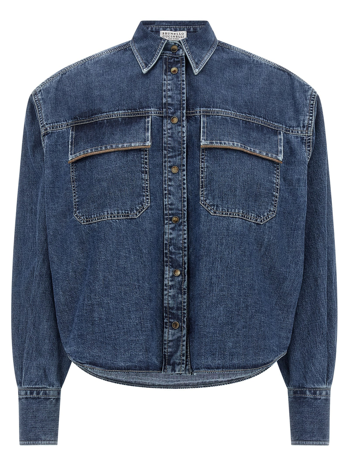 Brunello Cucinelli - 'Shiny Pockets' shirt