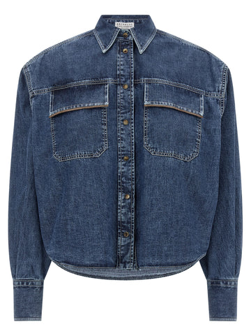 Brunello Cucinelli - 'Shiny Pockets' shirt