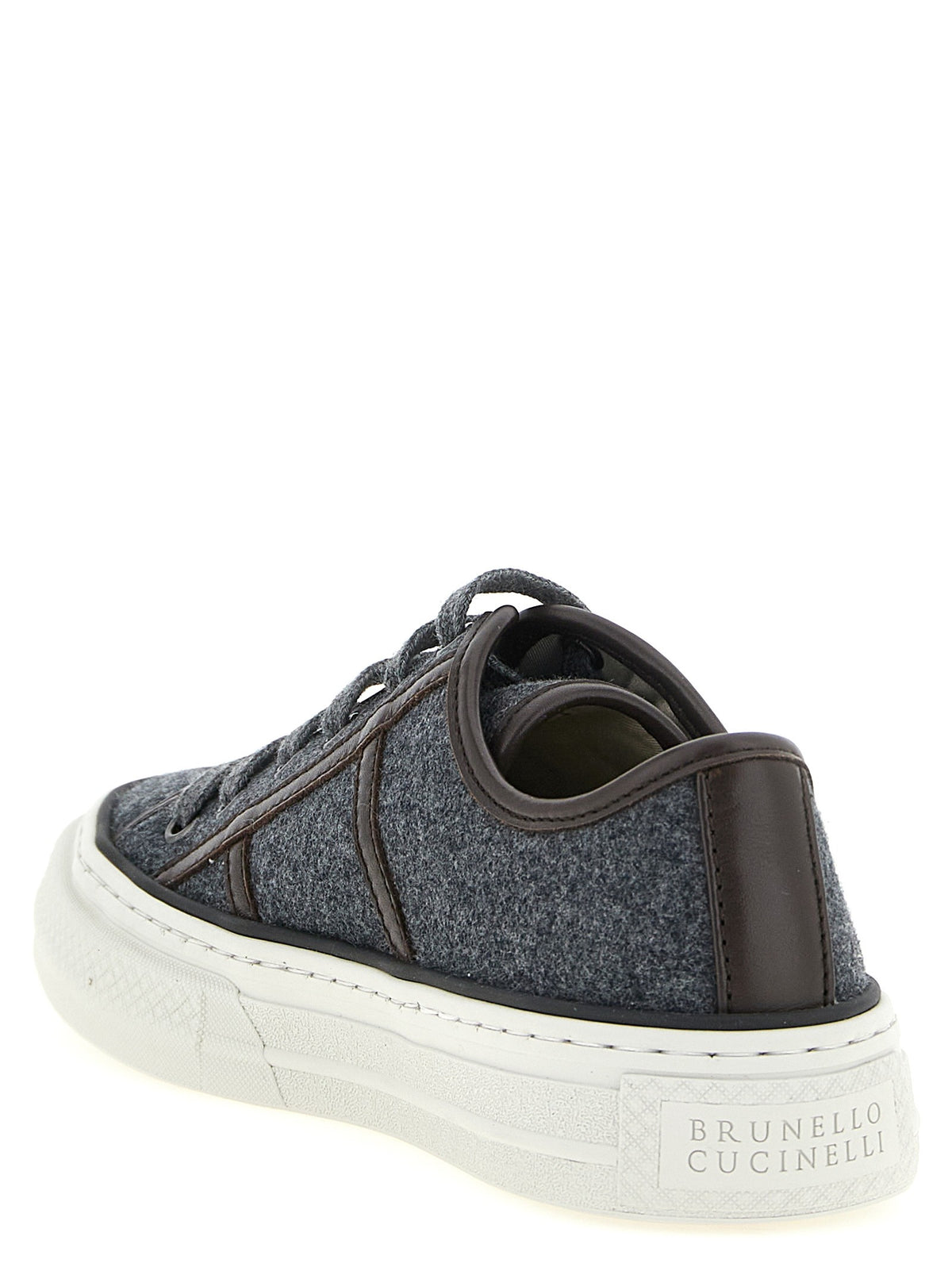 Brunello Cucinelli - 'Shiny Tab' sneakers