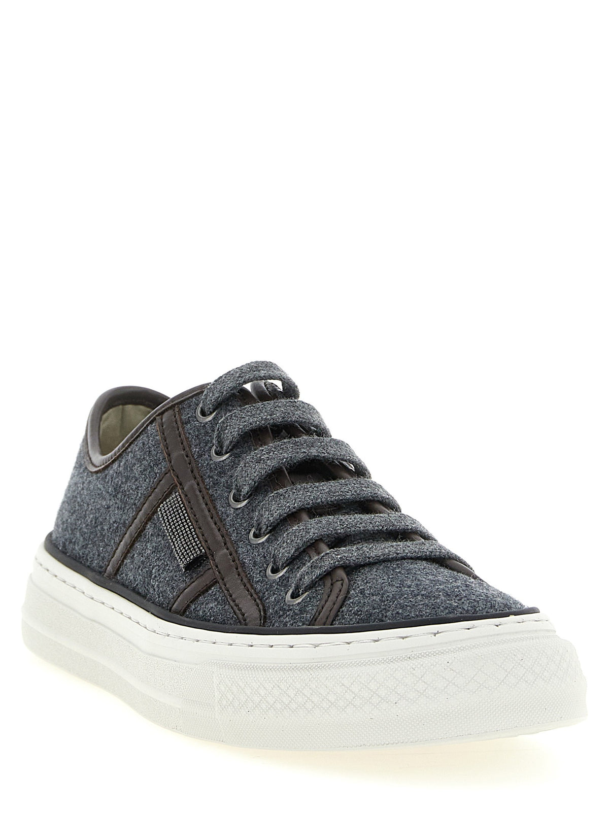 Brunello Cucinelli - 'Shiny Tab' sneakers