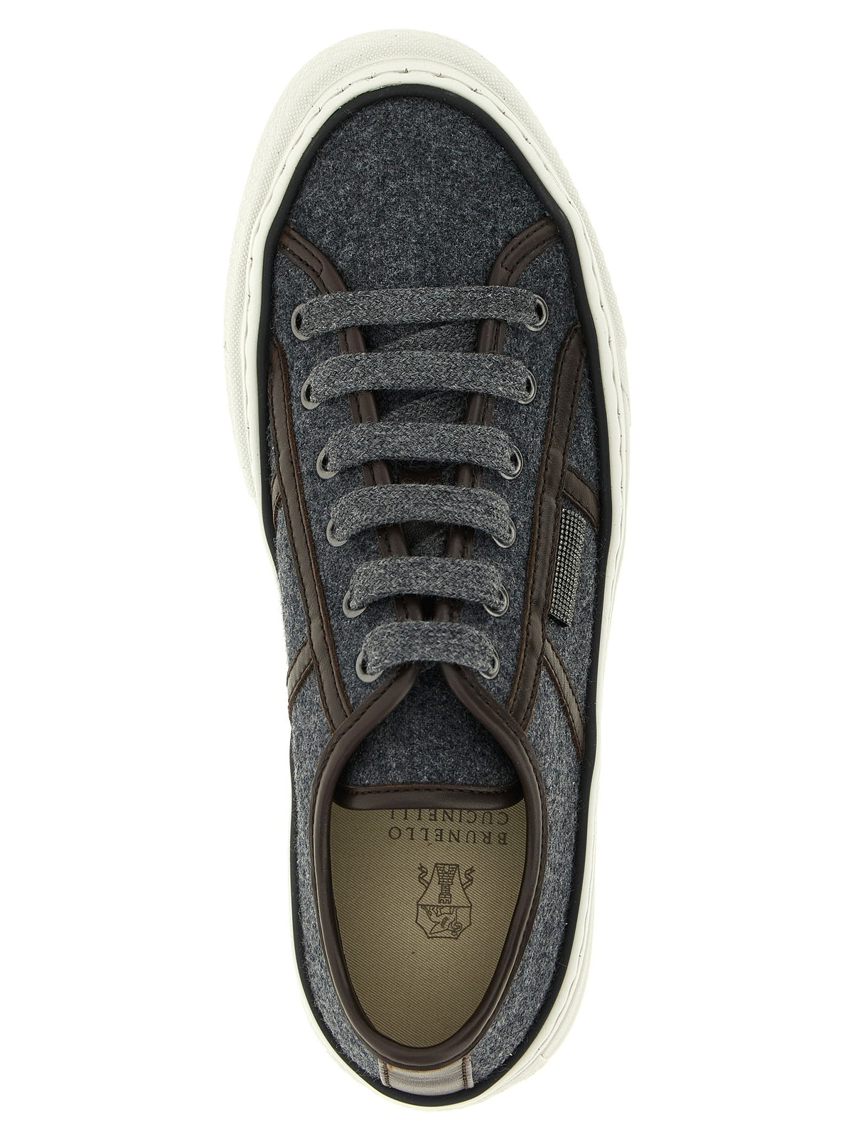 Brunello Cucinelli - 'Shiny Tab' sneakers