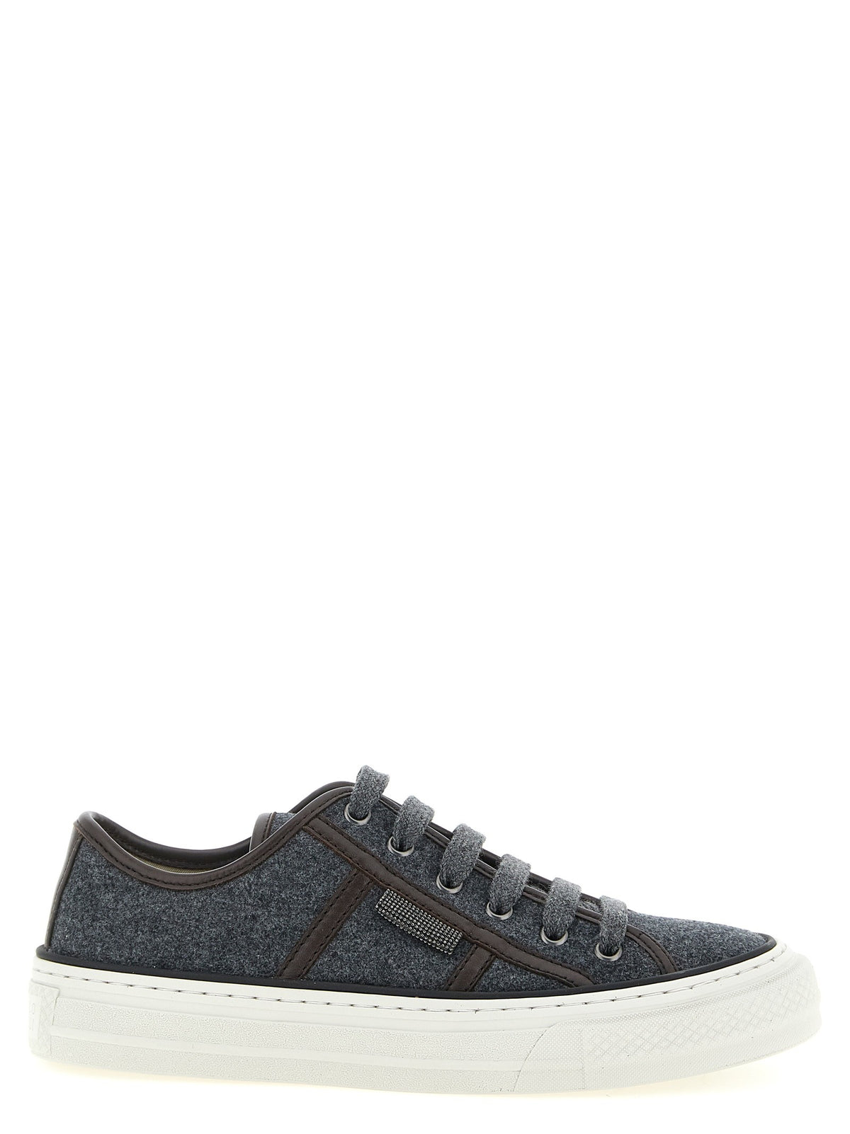 Brunello Cucinelli - 'Shiny Tab' sneakers