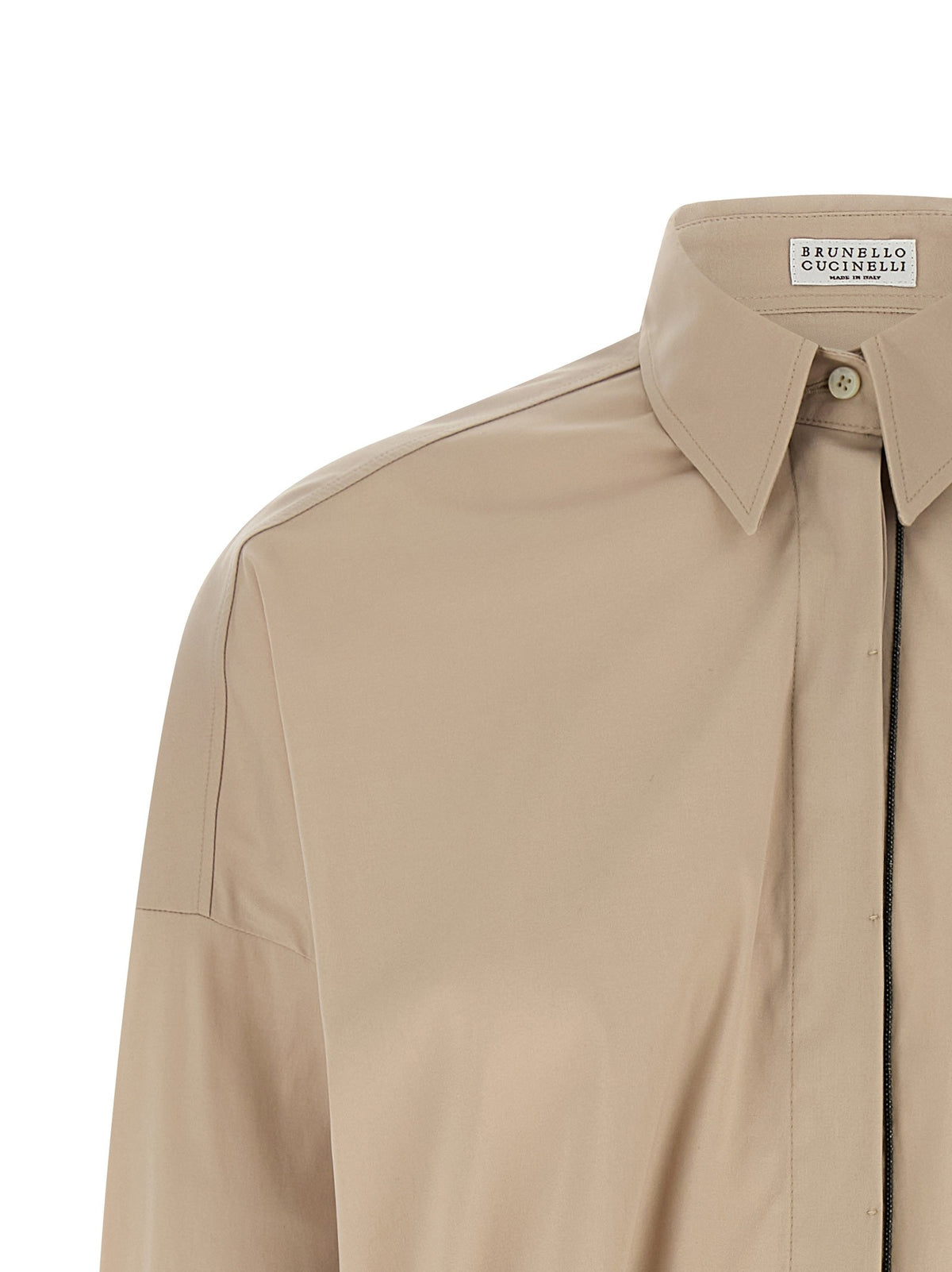 Brunello Cucinelli - 'Shiny Trim' shirt