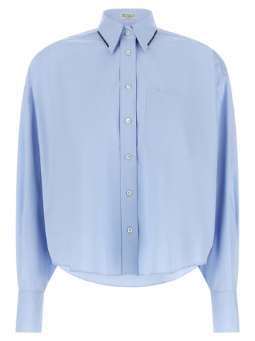 Brunello Cucinelli - 'Shiny Trim' shirt