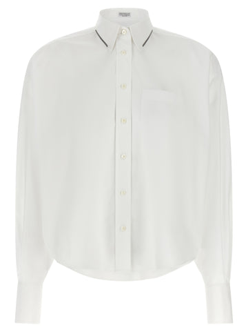 Brunello Cucinelli - 'Shiny Trim' shirt