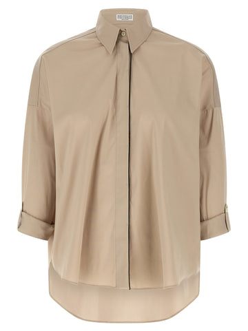 Brunello Cucinelli - 'Shiny Trim' shirt