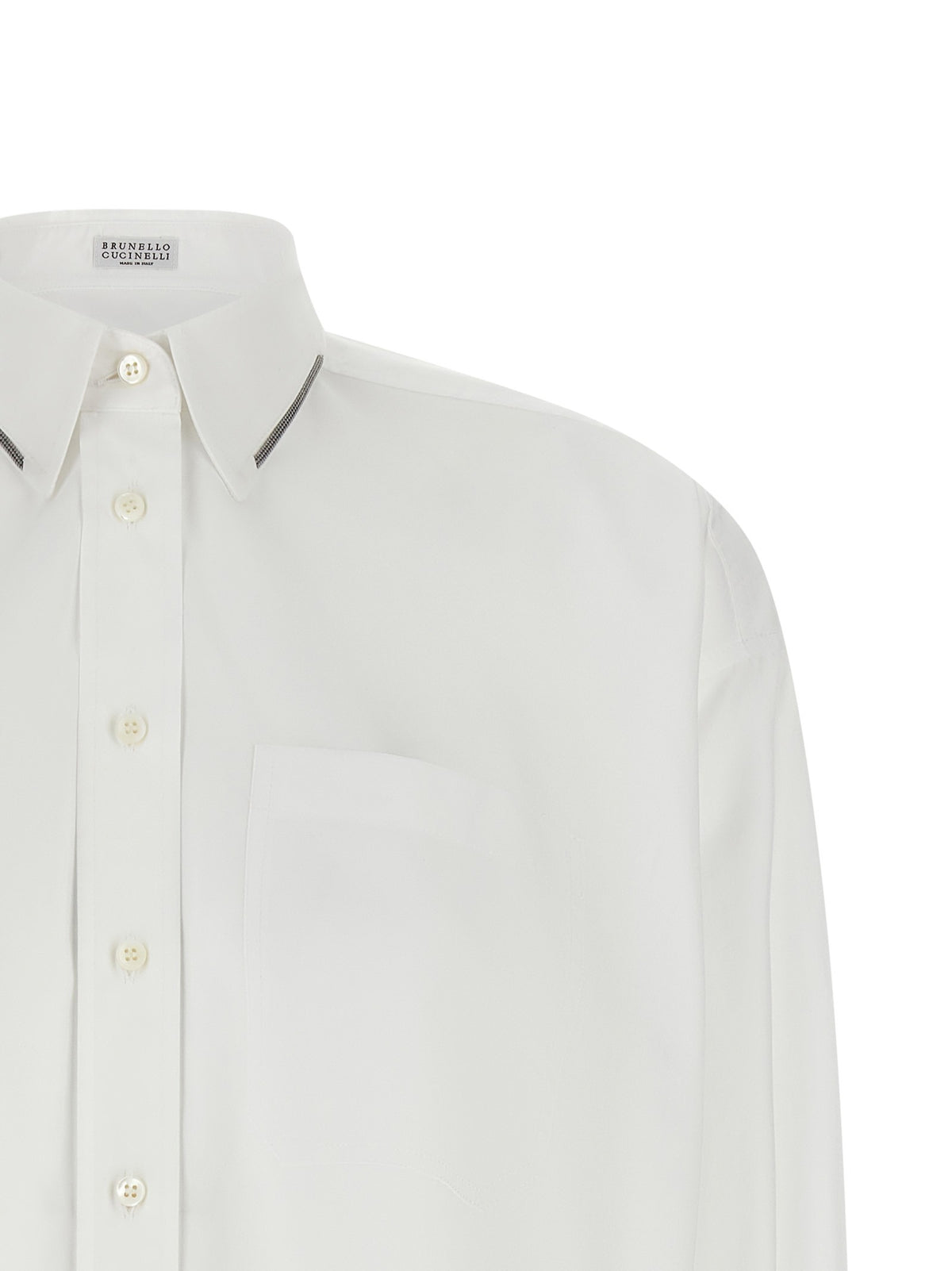 Brunello Cucinelli - 'Shiny Trim' shirt